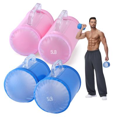 Deiris 10lb Water Filled Dumbbell Pairs, Free Weights Adjustable, Outdoor Portable Travel, Yoga Exercise, Fitness Water  Dumbbell, Training Set