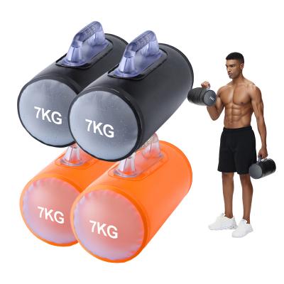 Deiris 14kg Water Dumbbell Pairs,Portable for Travel,Free Weights Adjustable, Yoga Exercise Fitness, Water Filled Dumbbell Training Set