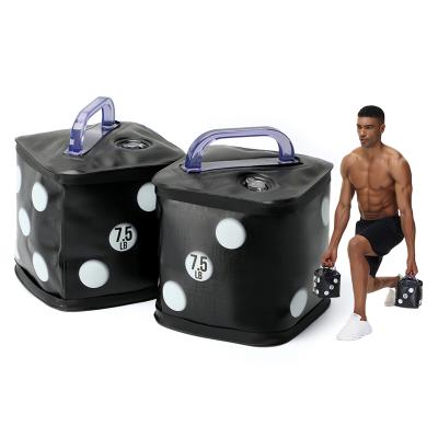 Deiris 7.5lb Water Dumbbell Pairs, Free Weights Adjustable Dumbbell ,Portable for Travel, Home Gym Fitness, Strength Training, Sports